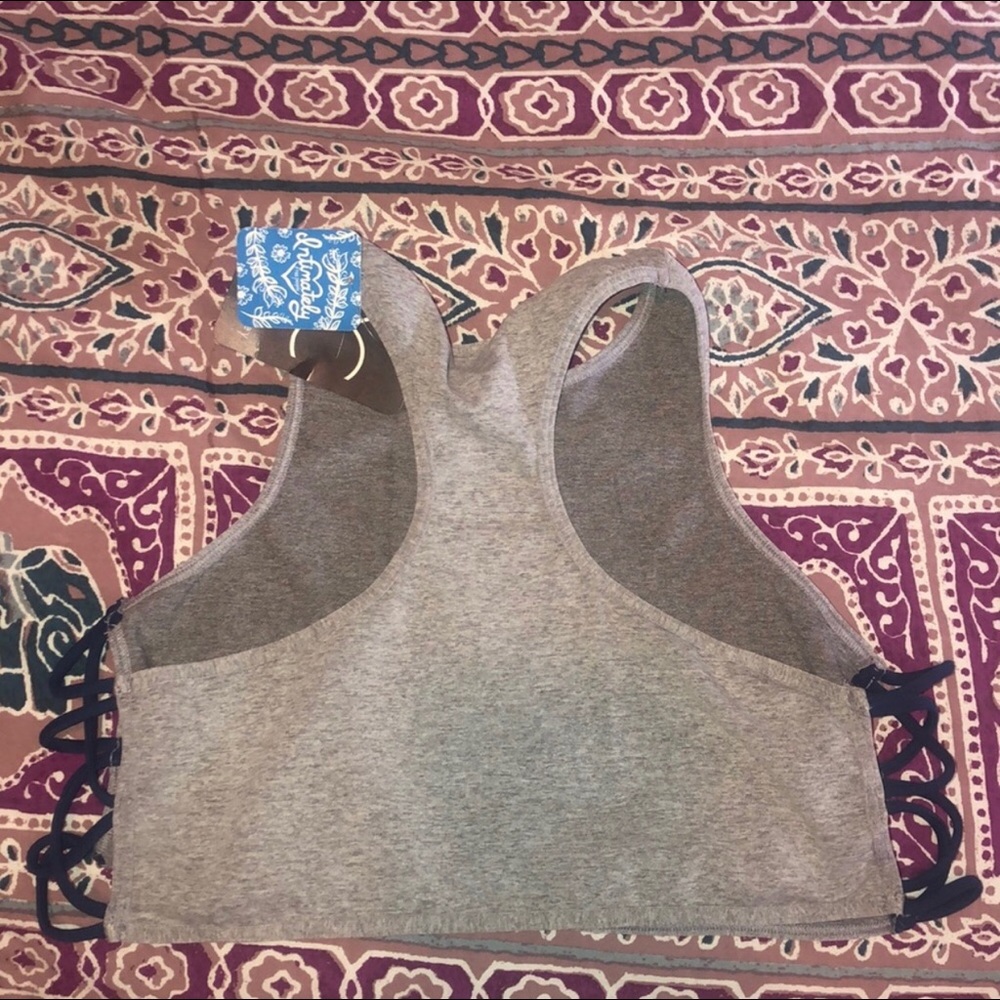 Free People Side Cross Racerback Bra - Picture 2 of 4